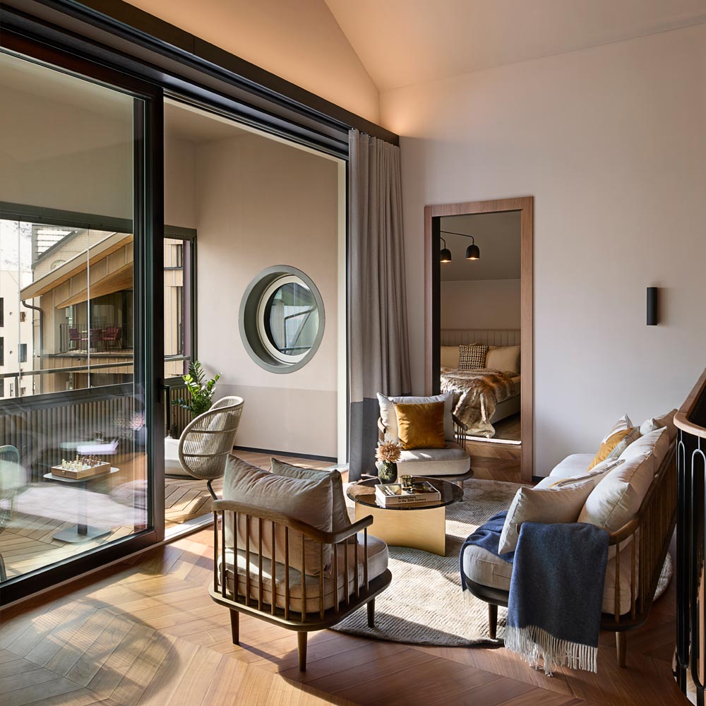 Hospitality. Serviced Apartment. Gilda. Penthouse. ASA Andermatt Swiss Alps - MACH Architektur.