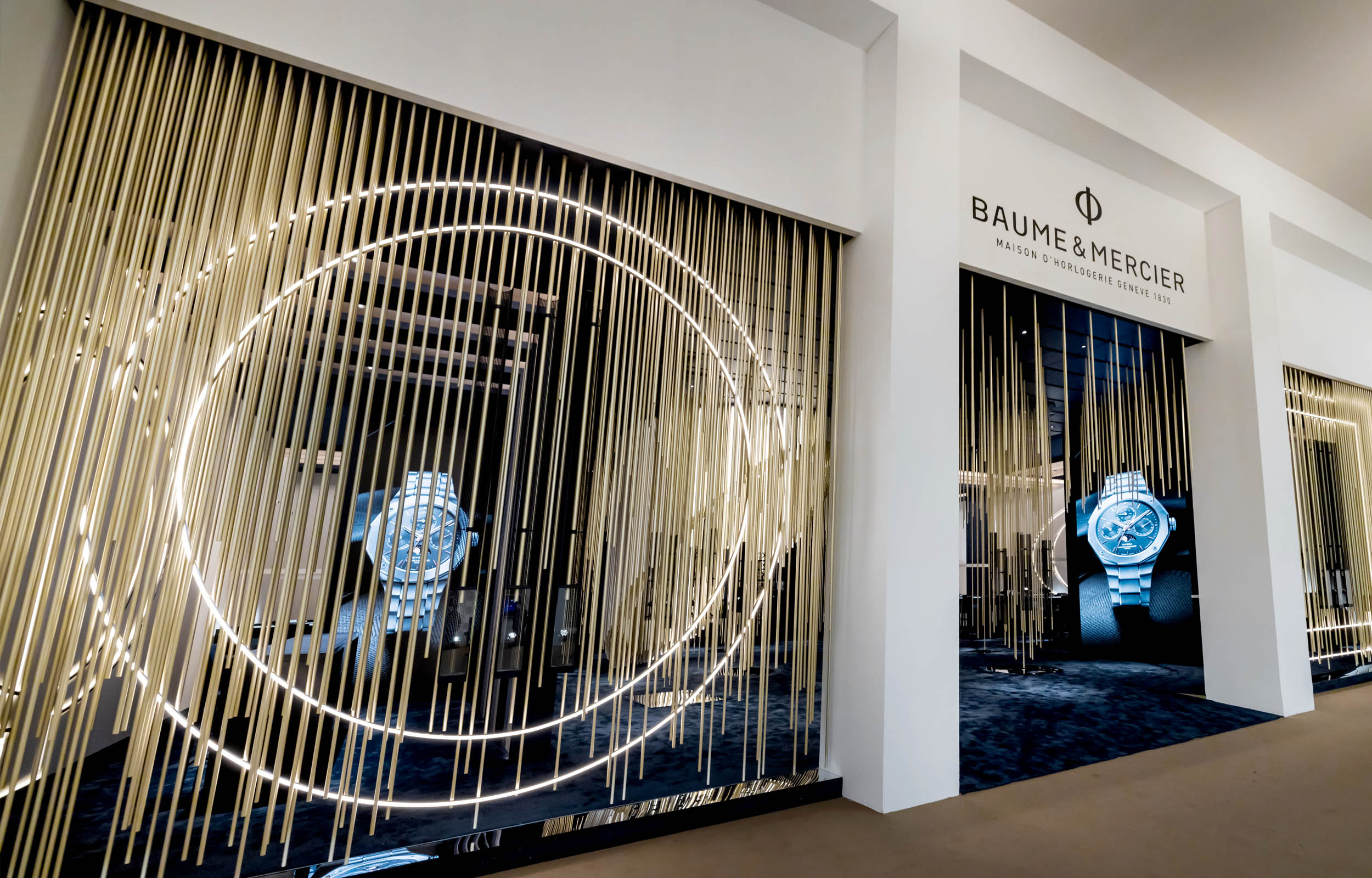 Exhibition Architecture. Watches & Wonders Geneva. Baume & Mercier - MACH Architektur.