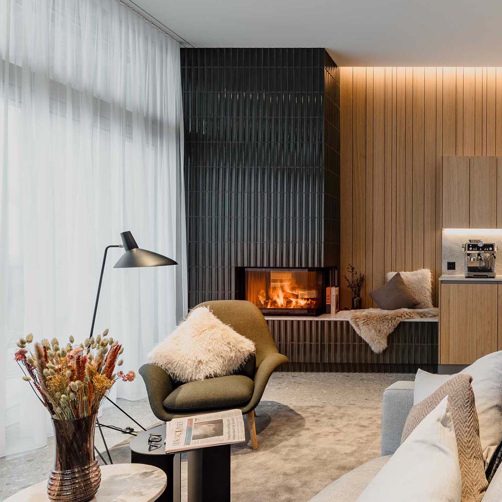 Hospitality. Serviced Apartment. Living Space. Silva. ASA Andermatt Swiss Alps - MACH Architektur.